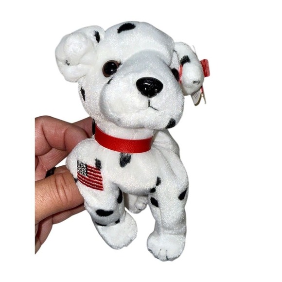 Ty Beanie Baby "Rescue" via FDNY‎ Dalmatian Dog Plush 9/11 Commemorative 2001 - Picture 1 of 8